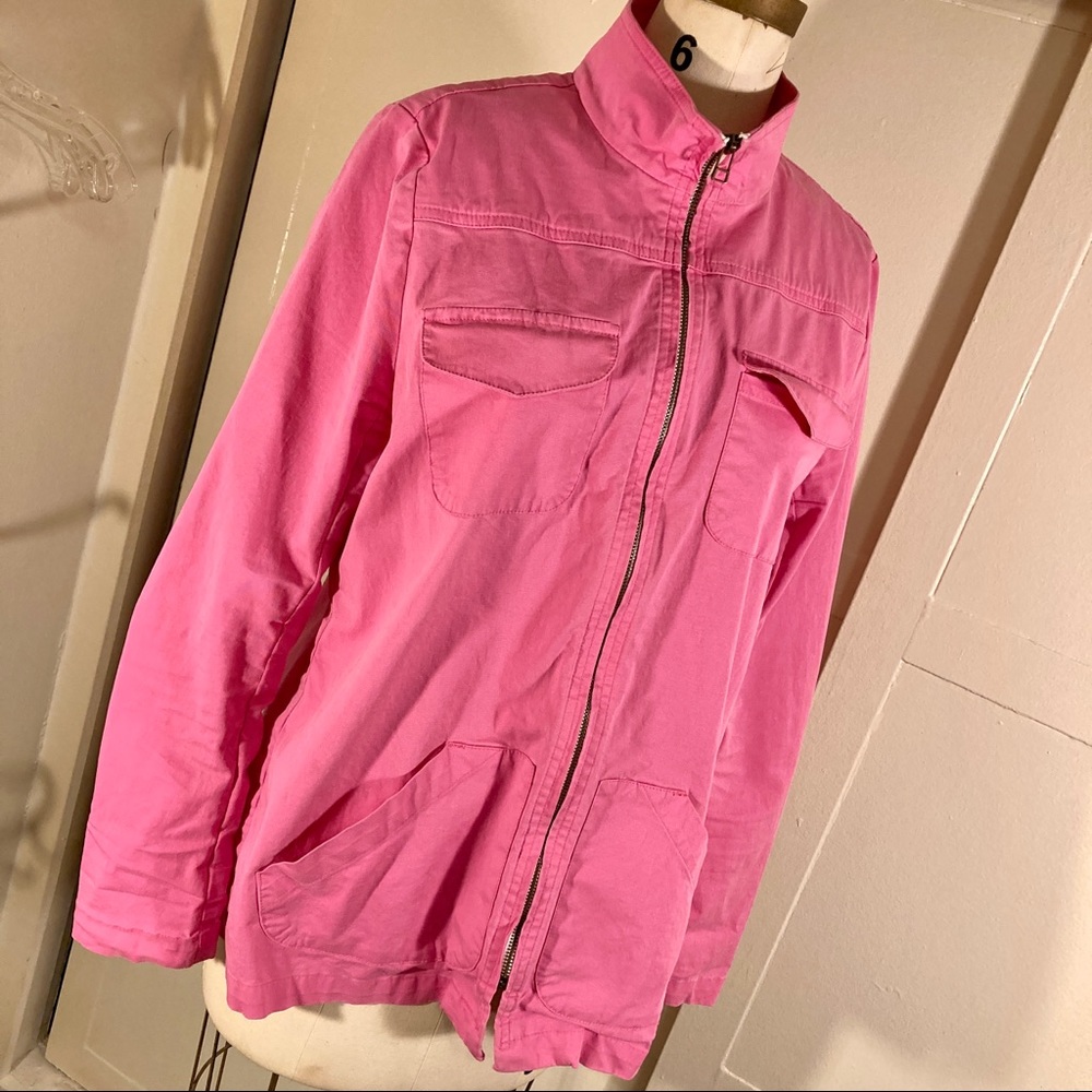 Pink cotton L’AGENCE jacket